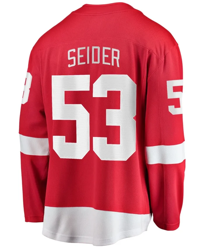 Moritz Seider Detroit Red Wings Fanatics Home Breakaway Player Jersey - Red
