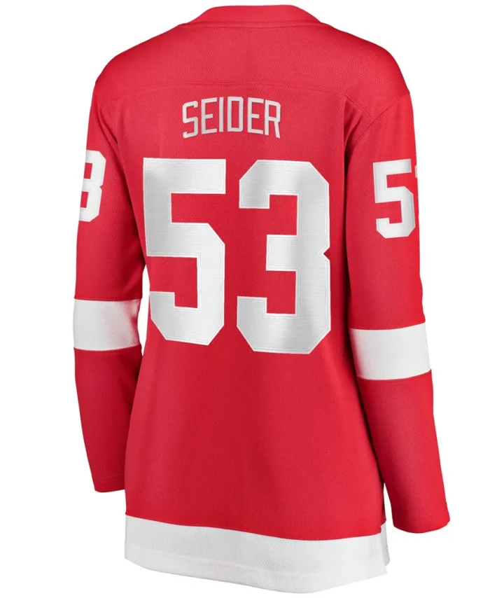Moritz Seider Detroit Red Wings Fanatics Women Home Breakaway Player Jersey - Red