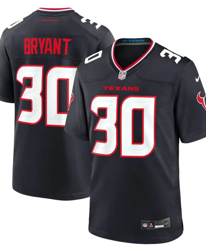 Myles Bryant Houston Texans Team Game Jersey -  Navy