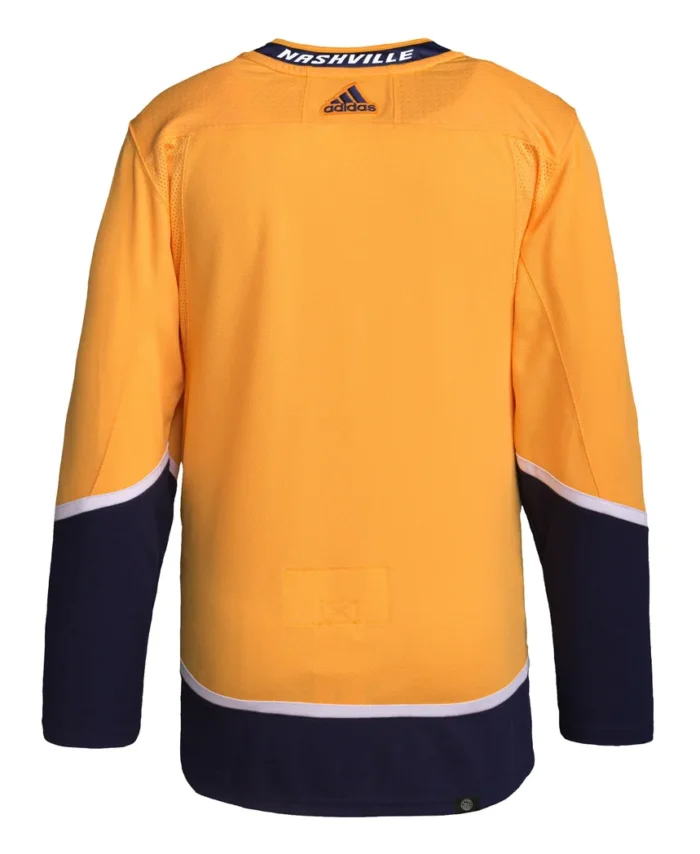 Nashville Predators Men Home Primegreen Authentic Jersey - Gold