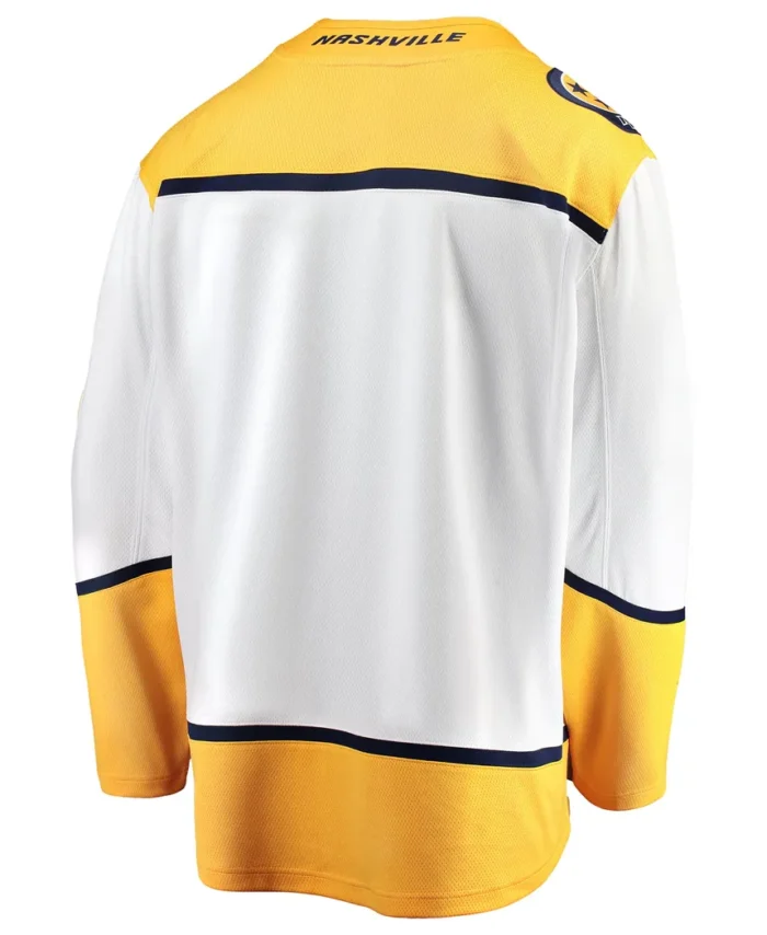 Nashville Predators Fanatics Breakaway Away Jersey - White