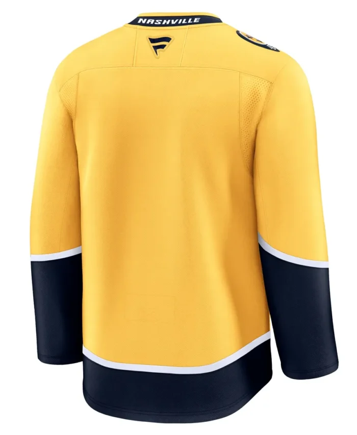 Nashville Predators Fanatics Home Premium Jersey - Yellow