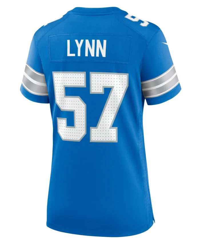 Nate Lynn Detroit Lions Women's Game Jersey -  Blue