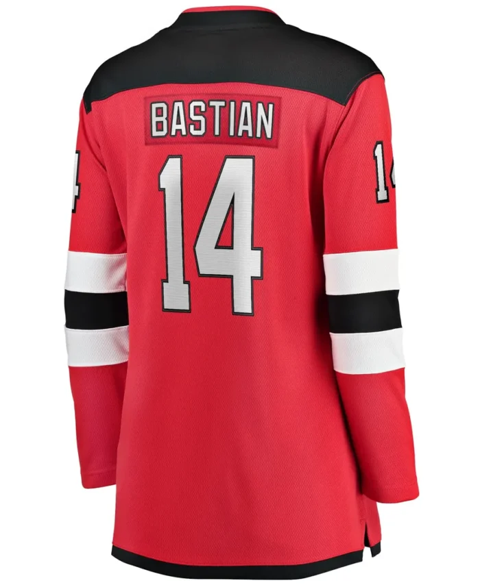Nathan Bastian New Jersey Devils Fanatics Women Home Team Breakaway Player Jersey - Red