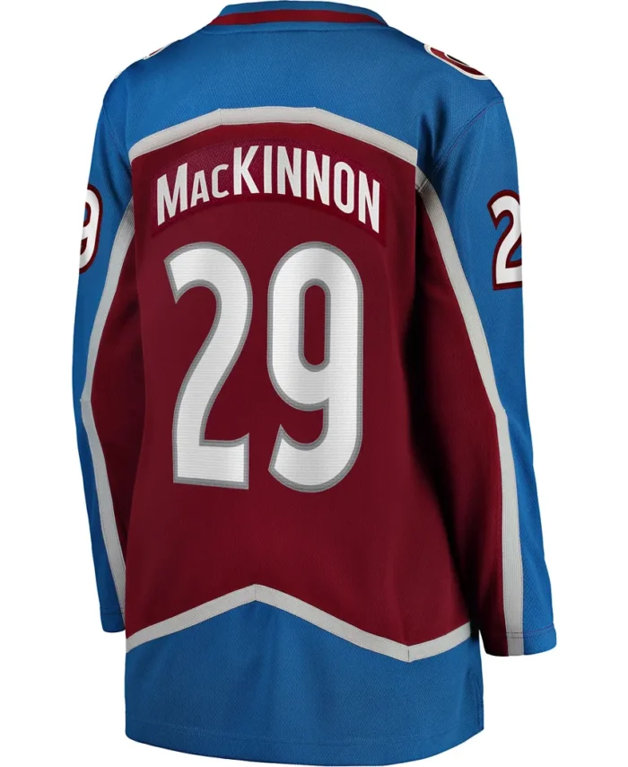 Nathan MacKinnon Colorado Avalanche Fanatics Women Home Breakaway Player Jersey - Maroon