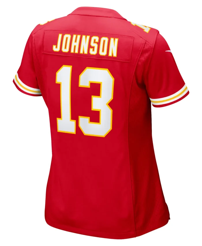 Nazeeh Johnson Kansas City Chiefs Women's Game Player Jersey - Red
