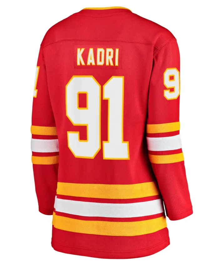 Nazem Kadri Calgary Flames Fanatics Women Home Breakaway Player Jersey - Red