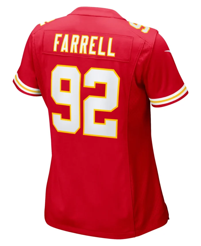 Neil Farrell Jr. Kansas City Chiefs Women's Team Game Jersey -  Red