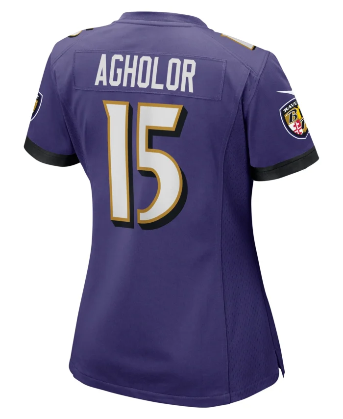 Nelson Agholor Baltimore Ravens Women's Game Jersey - Purple