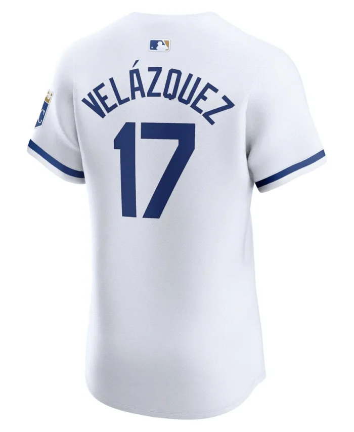 Nelson Velazquez Kansas City Royals Home Elite Player Jersey - White