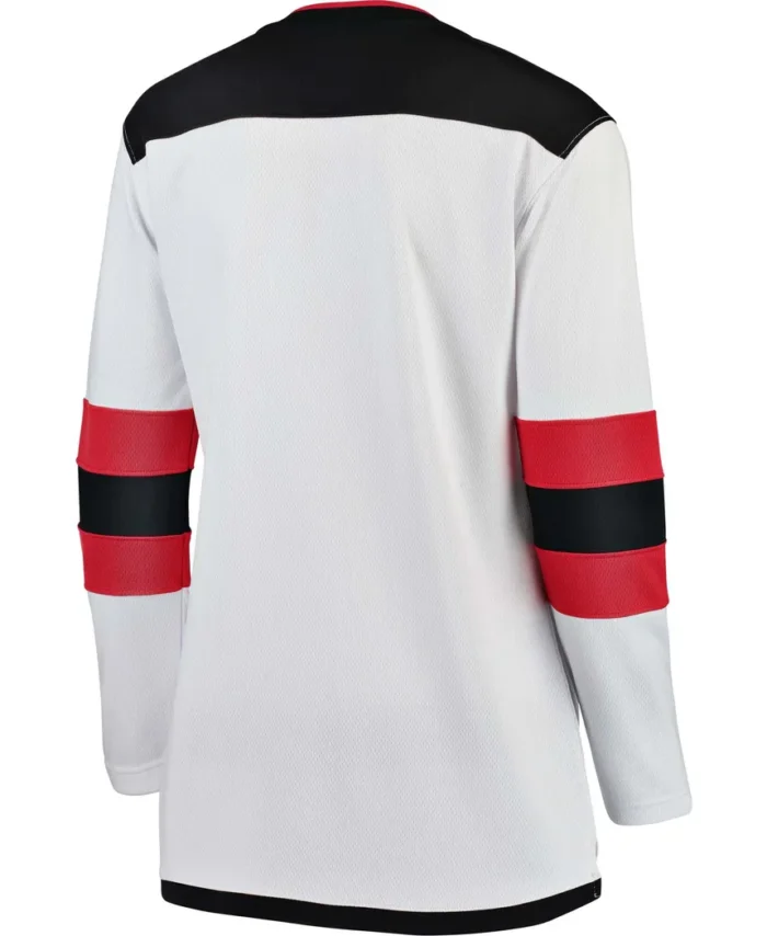 New Jersey Devils Fanatics Women Away Breakaway Jersey - White
