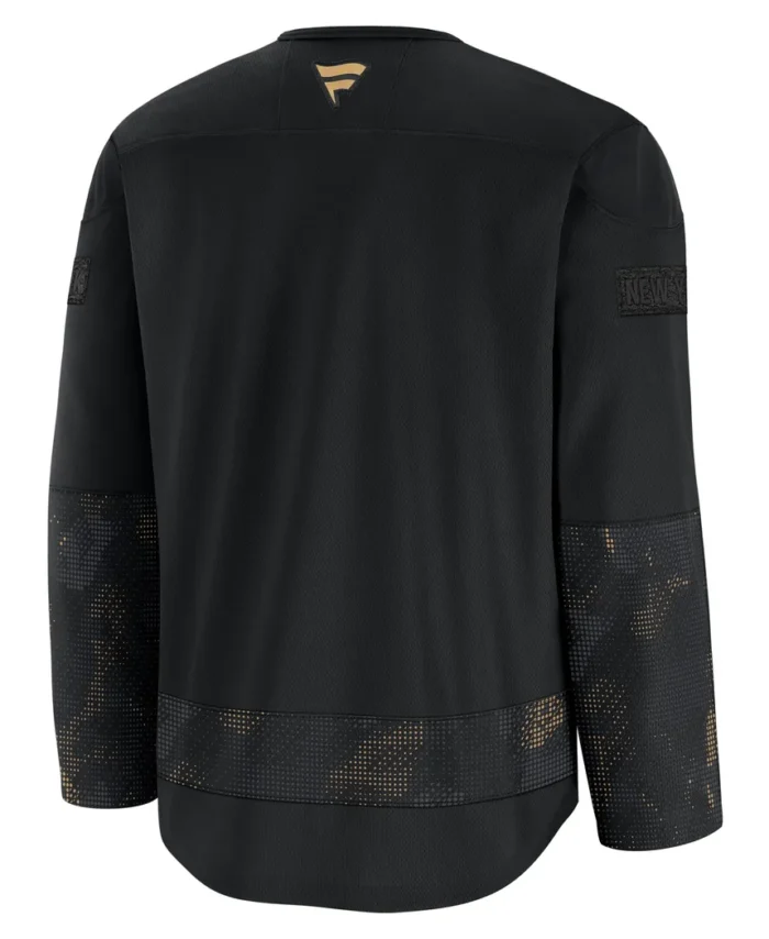 New York Islanders Fanatics 2024 Military Appreciation Practice Jersey - Black