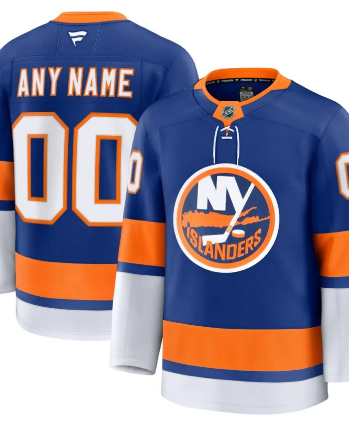 New York Islanders Fanatics Home Premium Custom Jersey - Royal