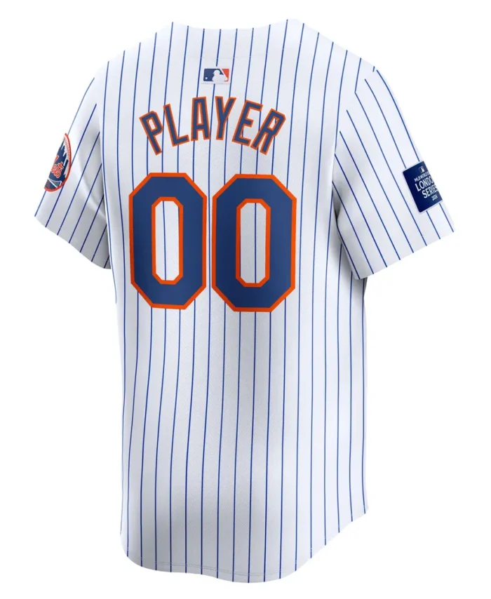 New York Mets 2024 MLB World Tour London Series Home Pick-A-Player Limited Jersey- White