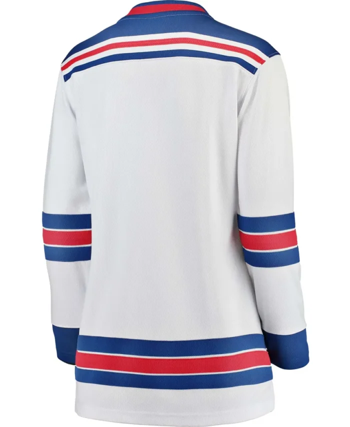 New York Rangers Fanatics Women Away Breakaway Jersey - White
