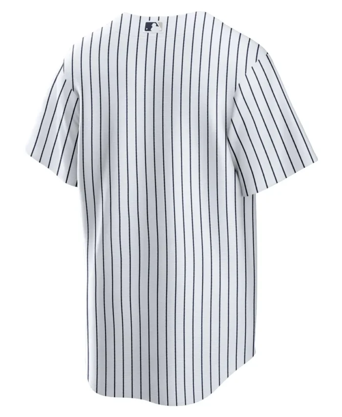 New York Yankees Home Blank Replica Jersey- White