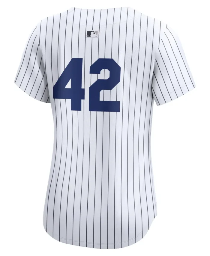 New York Yankees Women 2024 Jackie Robinson Day Home Limited Jersey- White