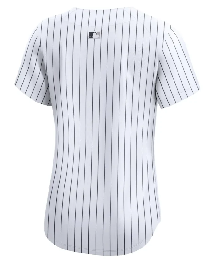 New York Yankees Women Home Limited Jersey- White