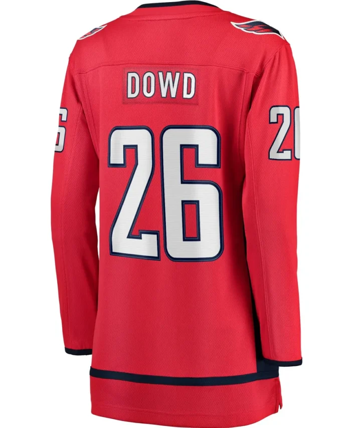 Nic Dowd Washington Capitals Fanatics Women Home Breakaway Player Jersey - Red