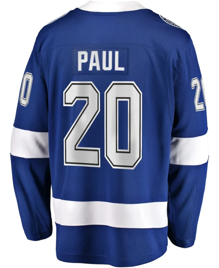 Nicholas Paul Tampa Bay Lightning Fanatics Home Breakaway Player Jersey - Blue