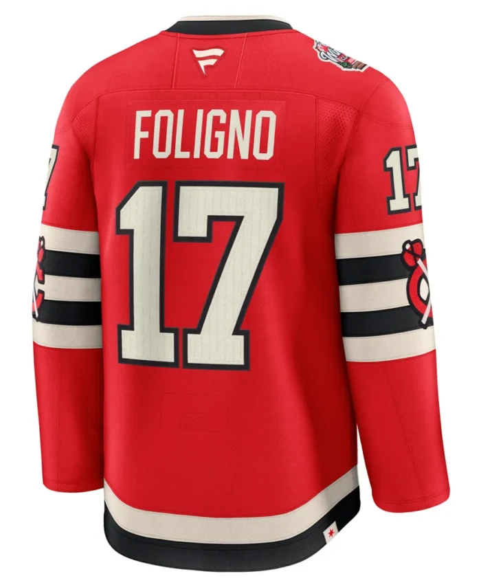 Nick Foligno Chicago Blackhawks Fanatics 2025 NHL Winter Classic Premium Player Jersey - Red