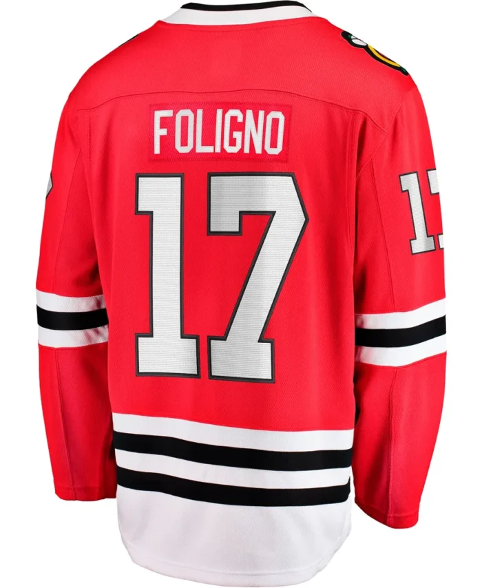 Nick Foligno Chicago Blackhawks Fanatics Home Breakaway Jersey - Red