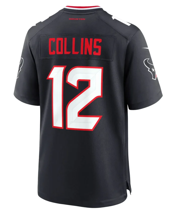 Nico Collins Houston Texans Game Jersey - Navy