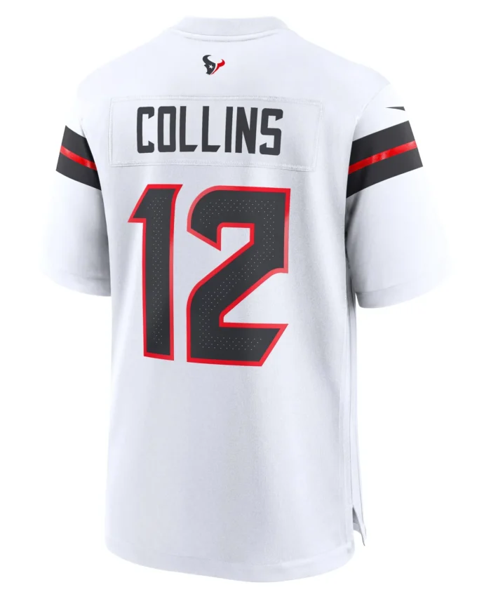 Nico Collins Houston Texans Game Jersey -  White
