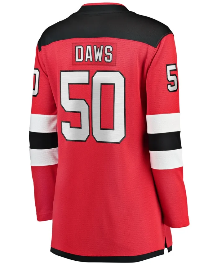 Nico Daws New Jersey Devils Fanatics Women Home Breakaway Player Jersey - Red