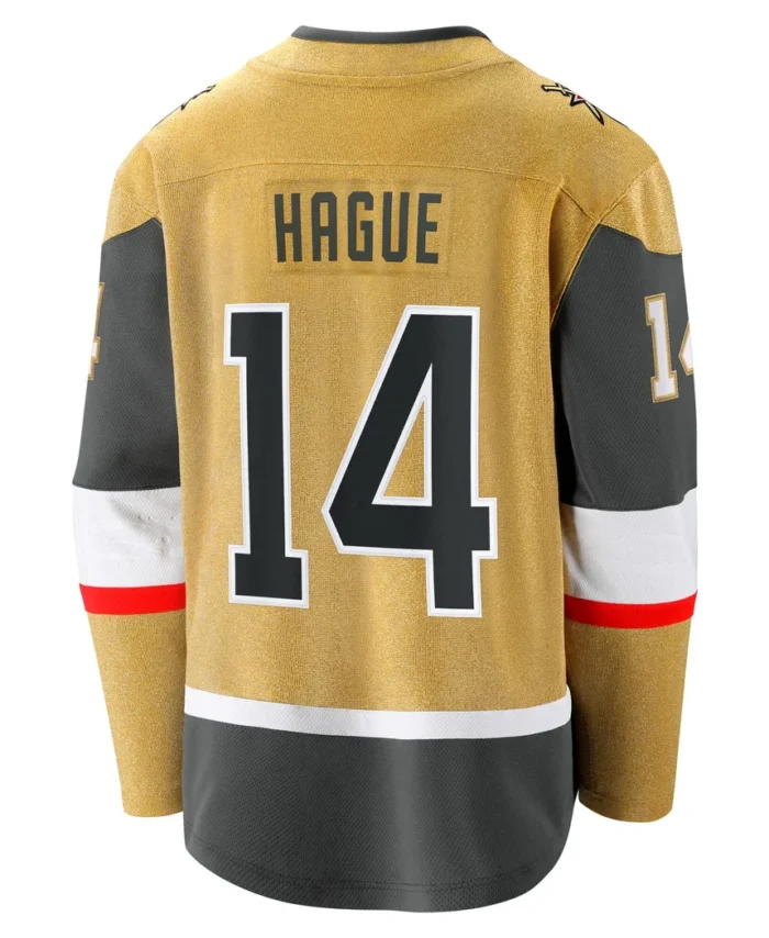Nicolas Hague Vegas Golden Knights Fanatics Home Premier Breakaway Player Jersey - Gold