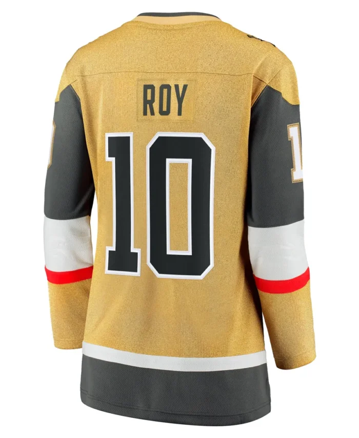 Nicolas Roy Vegas Golden Knights Fanatics Women Home Breakaway Player Jersey - Gold