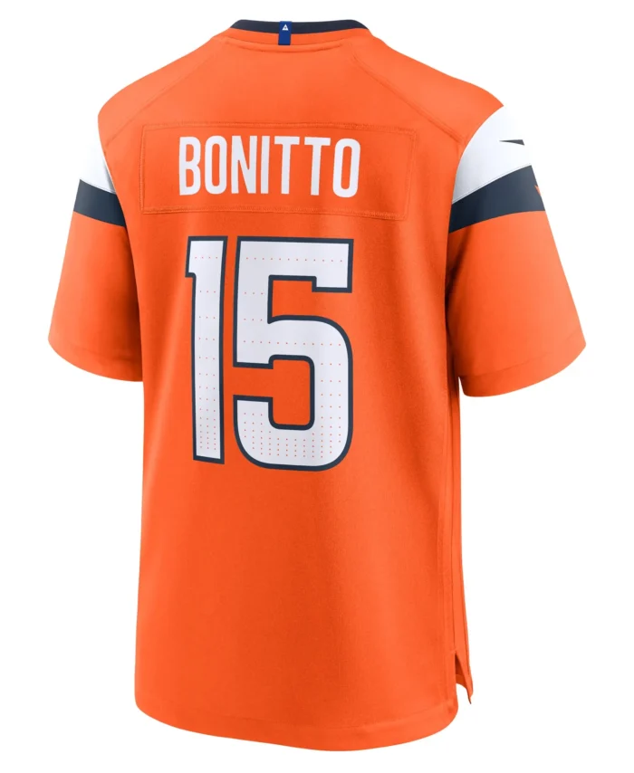 Nik Bonitto Denver Broncos Team Game Jersey -  Orange