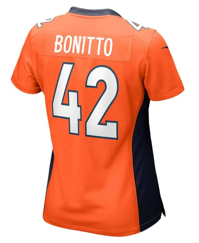 Nik Bonitto Denver Broncos Women's Game Player Jersey - Orange