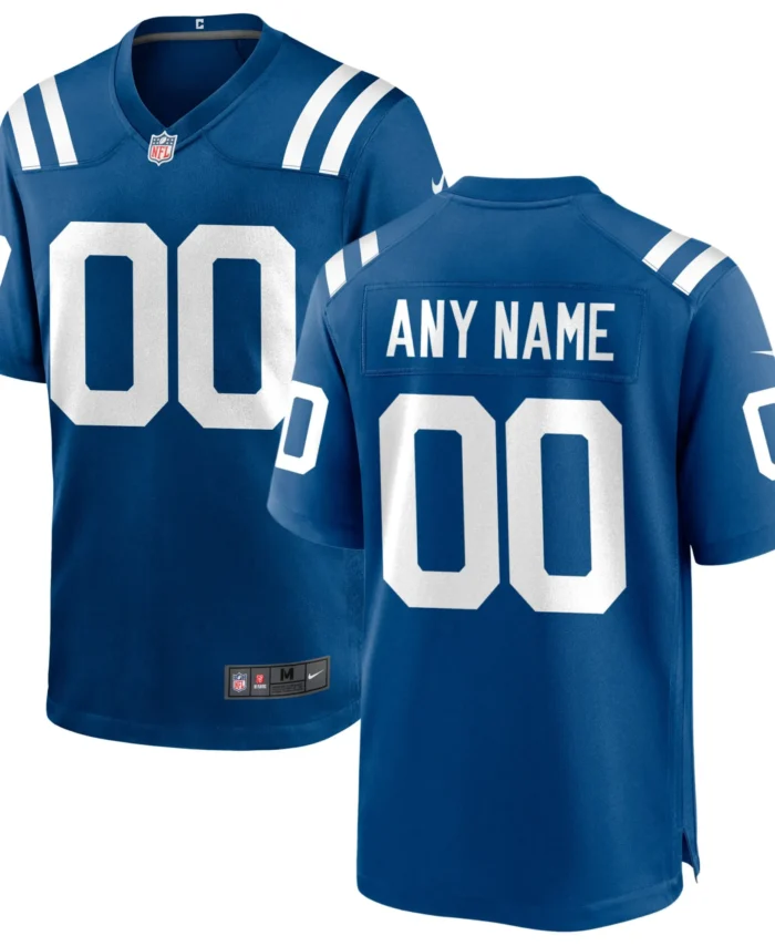 Indianapolis Colts Custom Game Jersey - Royal
