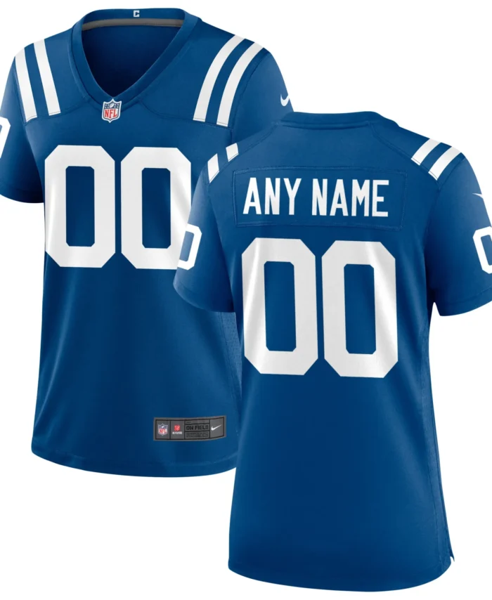 Indianapolis Colts Women's Custom Game Jersey - Royal