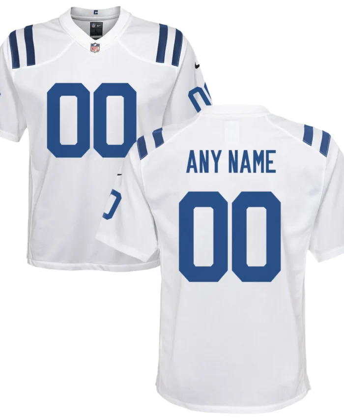 Indianapolis Colts Youth Custom Game Jersey - White
Customized Item