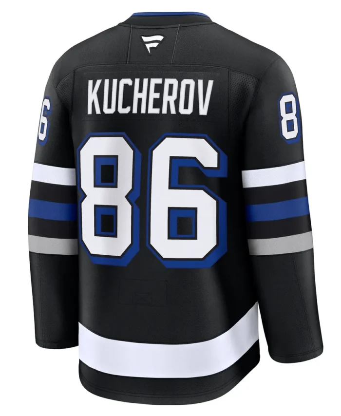 Nikita Kucherov Tampa Bay Lightning Fanatics Alternate Premium Jersey - Black