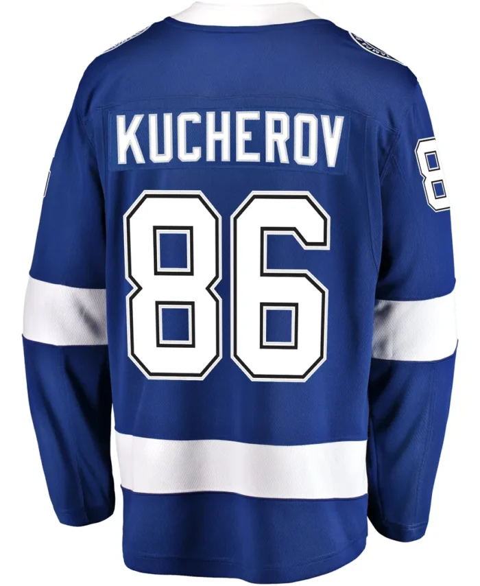 Nikita Kucherov Tampa Bay Lightning Fanatics Home Breakaway Player Jersey - Blue