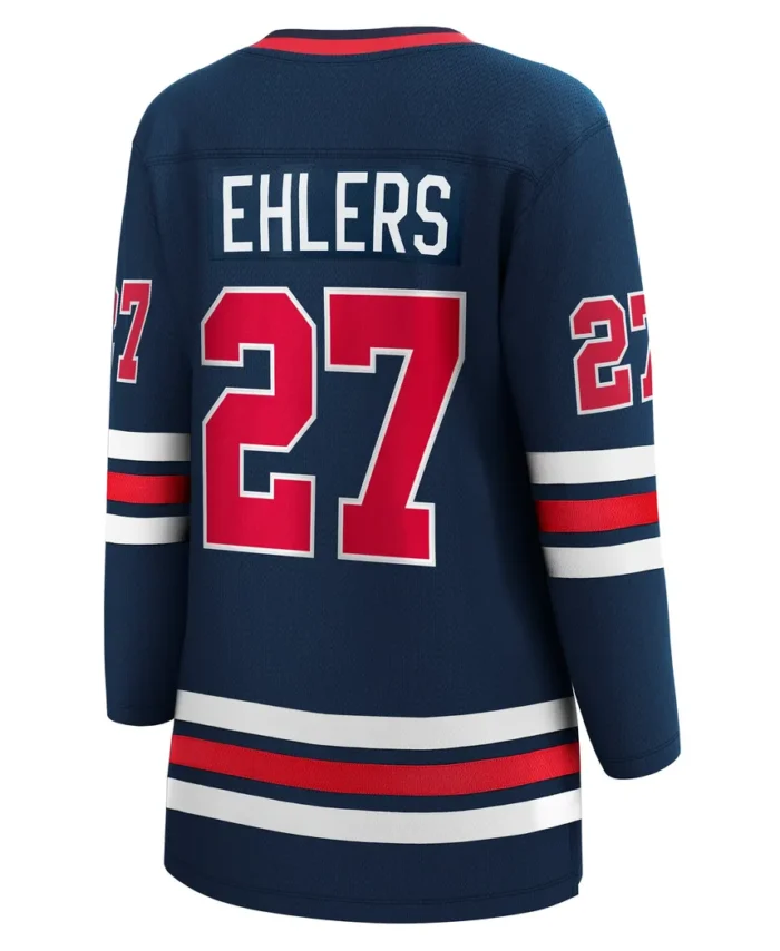 Nikolaj Ehlers Winnipeg Jets Fanatics Women  Premier Breakaway Player Jersey - Navy