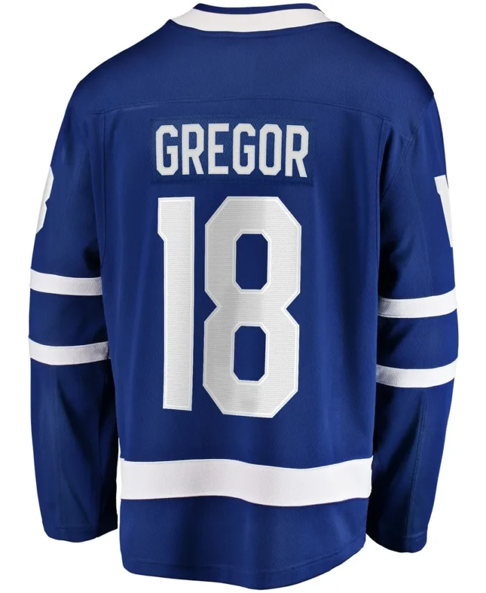 Noah Gregor Toronto Maple Leafs Fanatics Home Premier Breakaway Player Jersey - Blue