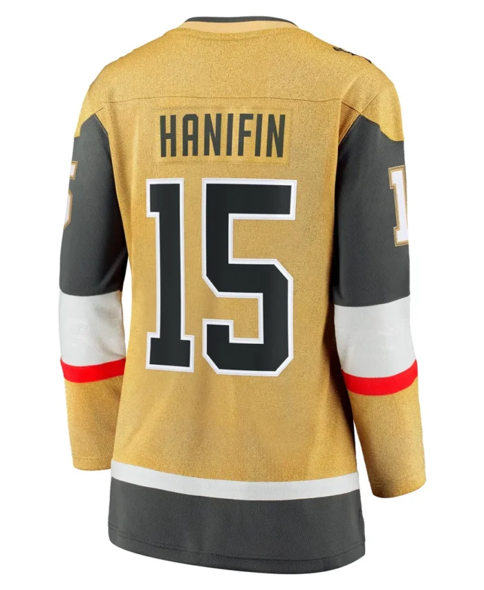 Noah Hanifin Vegas Golden Knights Fanatics Women Home Breakaway Jersey - Gold