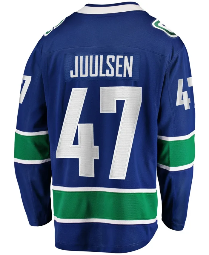 Noah Juulsen Vancouver Canucks Fanatics Home Premier Breakaway Player Jersey - Blue
