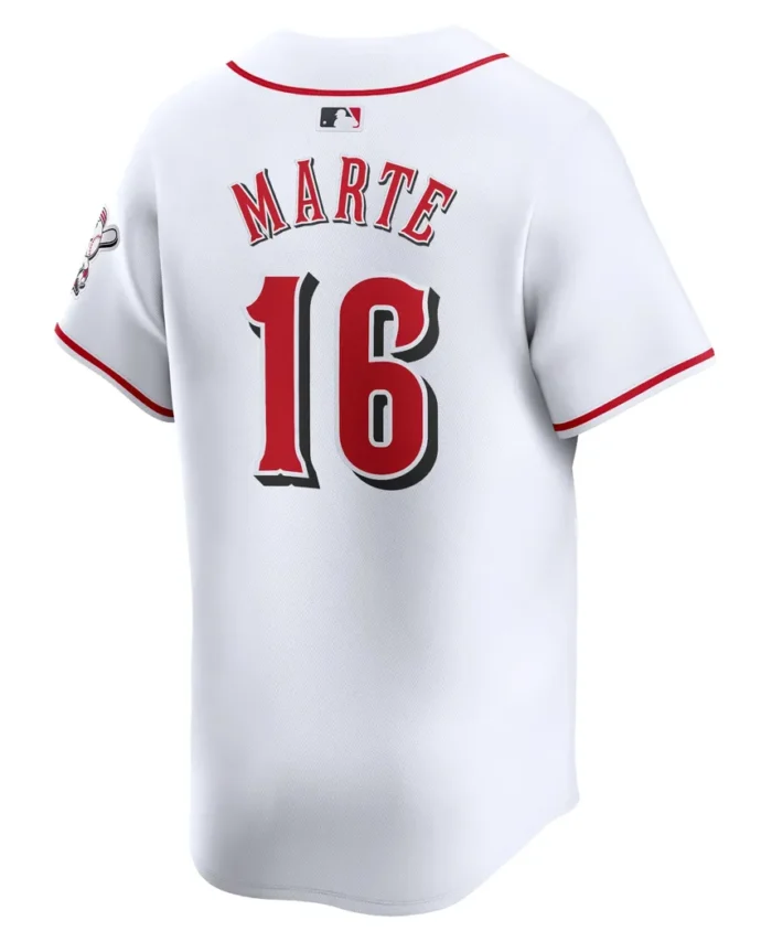 Noelvi Marte Cincinnati Reds Home Limited Player Jersey - White