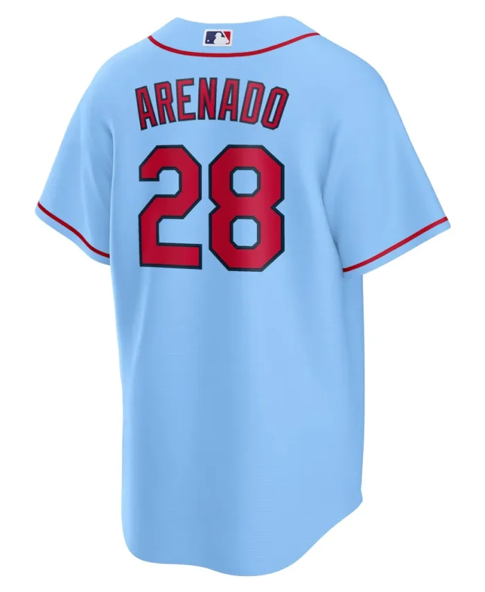 Nolan Arenado St. Louis Cardinals 2024 Alternate Replica Jersey - Light Blue