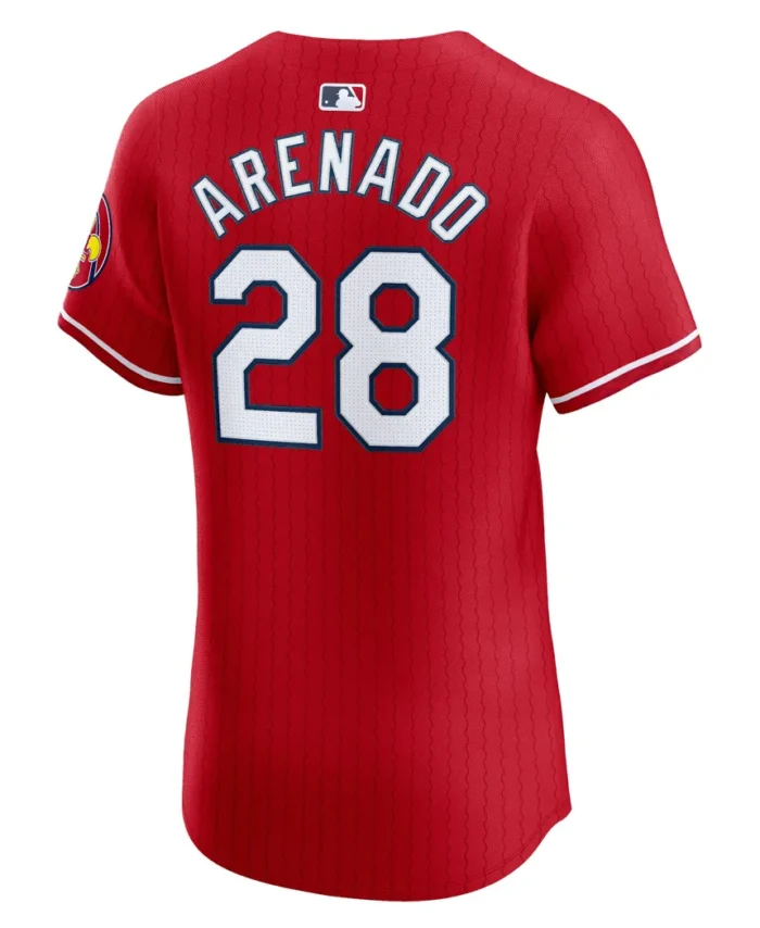 Nolan Arenado St. Louis Cardinals 2024 City Connect Elite Player Jersey - Red