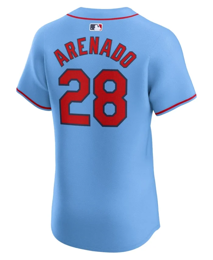 Nolan Arenado St. Louis Cardinals Alternate Elite Player Jersey - Light Blue