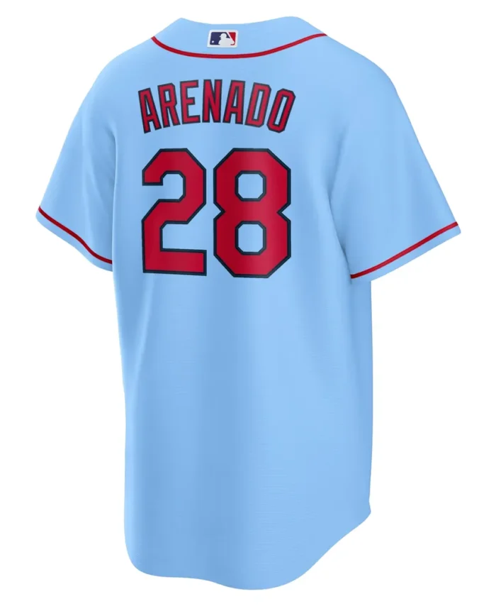 Nolan Arenado St. Louis Cardinals Alternate Official Replica Player Jersey - Light Blue