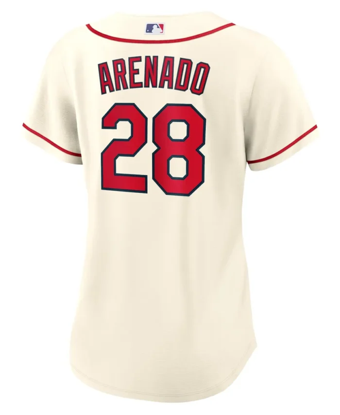 Nolan Arenado St. Louis Cardinals Women Alternate Replica Player Jersey- Cream