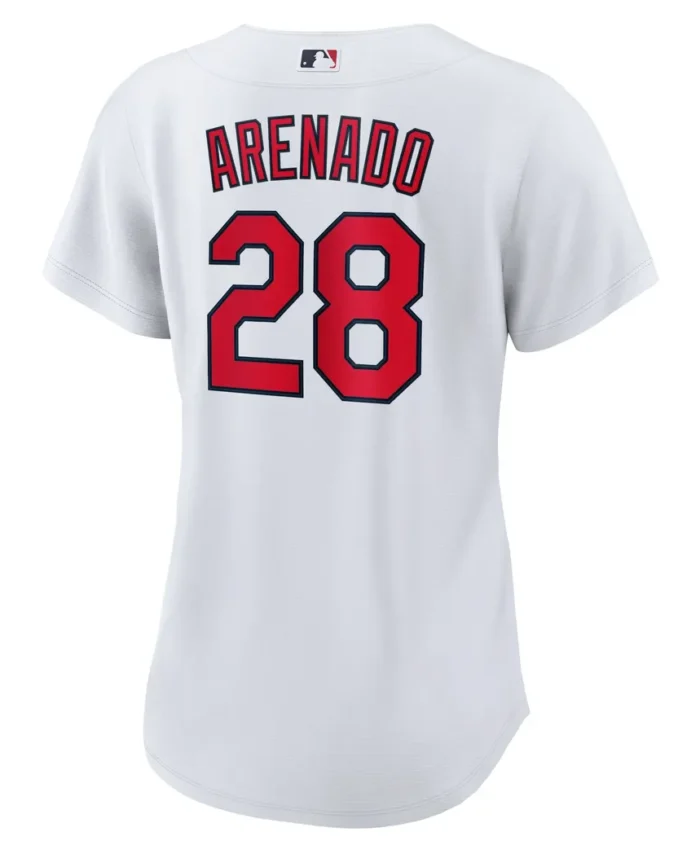 Nolan Arenado St. Louis Cardinals Women Home Official Replica Player Jersey- White
