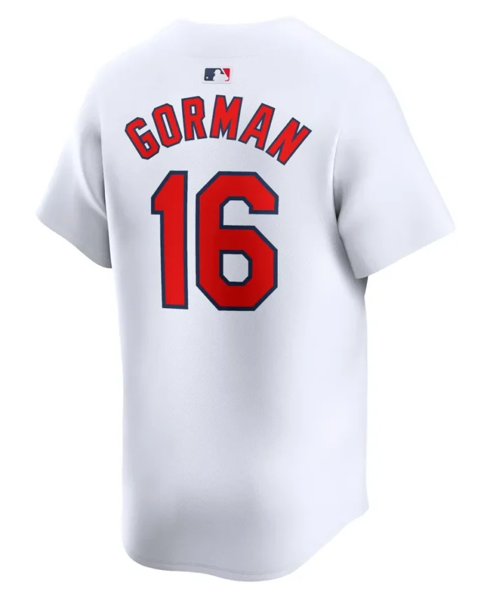 Nolan Gorman St. Louis Cardinals Home Limited Player Jersey - White